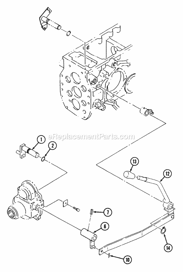 Mfd Control Diagram and Parts List for 544-412D100, 546-412D100 Cub Cadet Lawn Tractor
